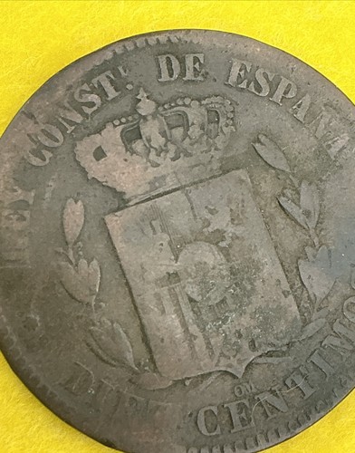 Spanish 1853 coin - 1853,