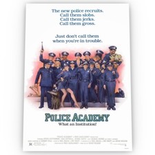 Police Academy Movie Poster Satin High Quality Stunning Archival A1 A2 A3