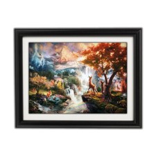 DISNEY BAMBI Framed Print By Thomas Kinkade Disney Dreams Collection