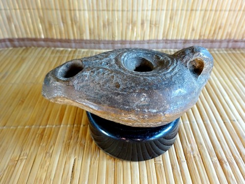 Terracotta oil lamp unknown - lamp,