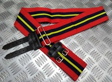 Royal Artillery Stable Belt Leather Straps British Army Issue London NEW