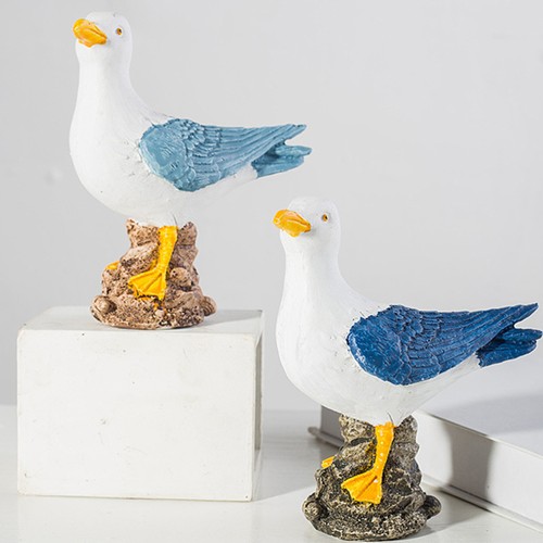Resin bird sculpture - resin, living