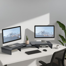 Dual Monitor Riser Stand, –