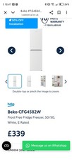 Beko CFG3582 A+ Fridge Freezer - White