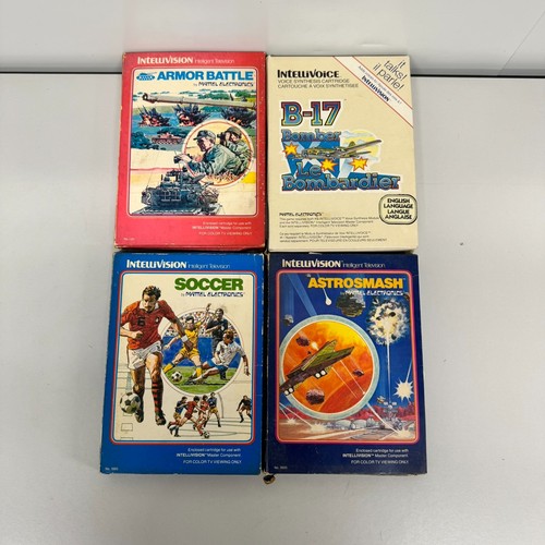 Mattel intellivision games - mattel,