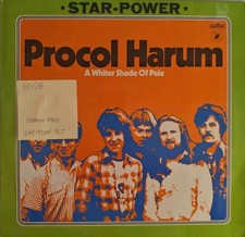 Procol Harum A Whiter Shade Of Pale Vinyl Record VG/VG INT126.300