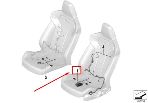 Bmw g01 left interior seat - g01,