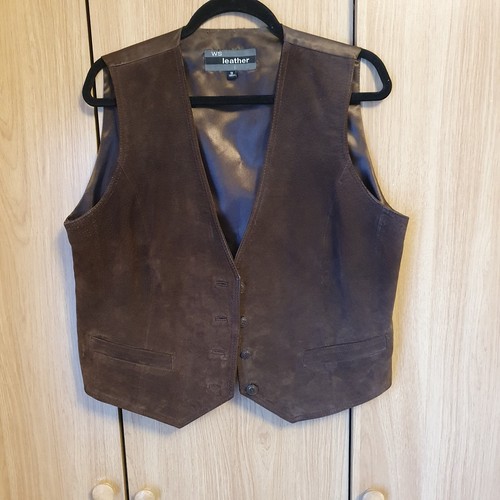 Leather suede button - ws,