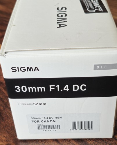 Sigma 30mm art - sigma, for
