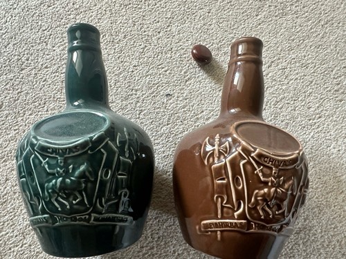 Spode liquor bottles - liquor,