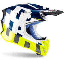 2020 AIROH TWIST 2.0 MOTOCROSS MX ENDURO OFF-ROAD BIKE HELMET - FRAME BLUE GLOSS