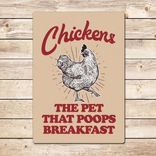 Funny Chicken Sign, Chickens