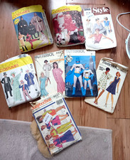 McCalls Costumes Bundle of Patterns Father Christmas Superheros Batman Butterick