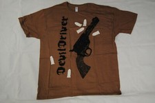 DEVILDRIVER SIX SHOOTER T SHIRT NEW OFFICIAL PRAY FOR VILLAINS LAST KIND WORDS 