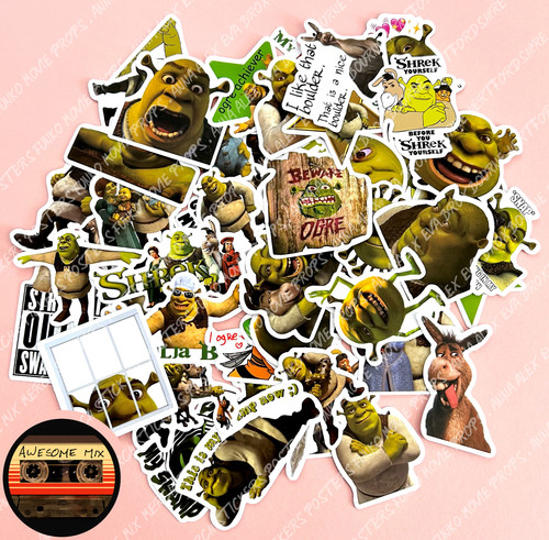 Shrek stickers scrapbook - shrek,