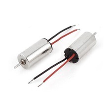 2 Pcs DC 1.5V-3.7V 40000RPM Speed 6mm x 12mm Mini Micro Coreless Motor