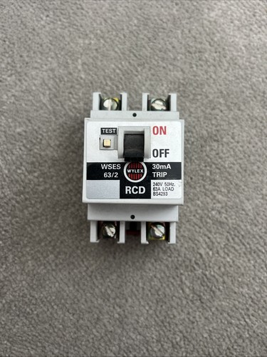 Wylex wses 63 amp 30ma - .,