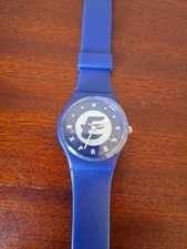  Express dairy wrist watch blue plastic with logo battery require plus pen 