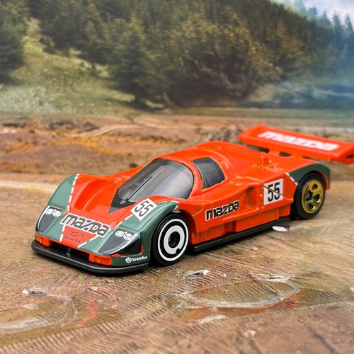 Hot wheels mazda 787b orange - hot,