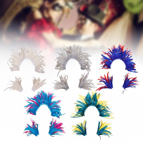 Feather cape costume with - feather,