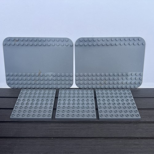Grey lego duplo plate - 2,