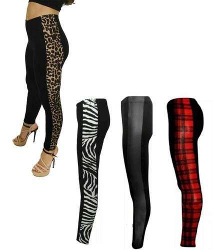 Women print side stripe - print,