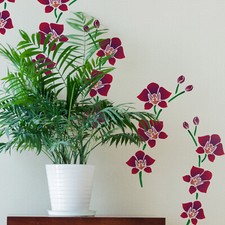 Orchid Stencil - Large