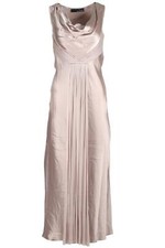 AMANDA WAKELEY GREY SILK MAXI
