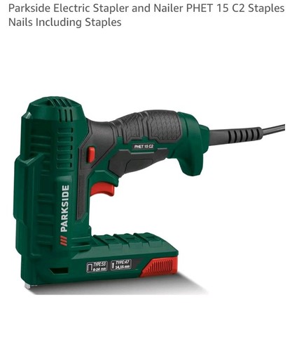 Parkside electric stapler - parkside,
