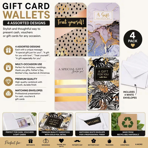 Pack gift card wallets - pack,