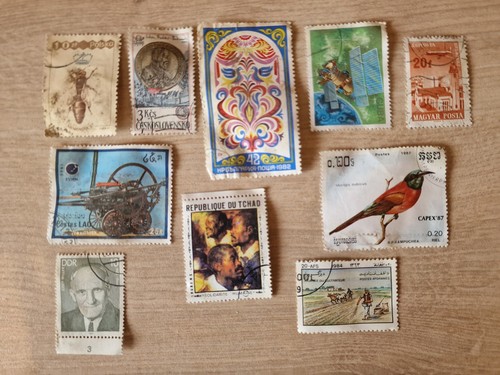 Random vintage world postage - vintage,