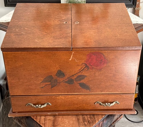 Vintage wooden hand painted - vintage,