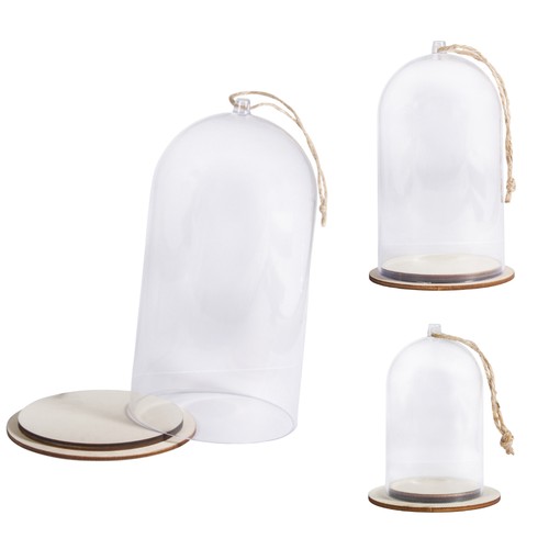 Plastic bell jar - plastic, cloche