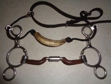 Myler MB04 2-Ring Combination Low Port Comfort Snaffle Bit 5 1/2" 5.5"