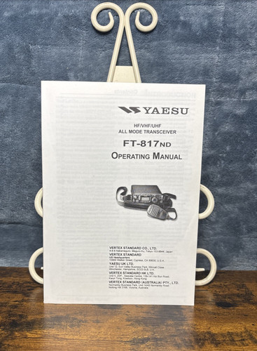 Yaesu operating manual - yaesu,