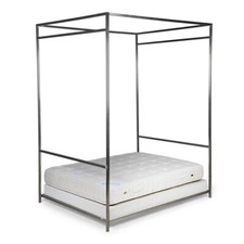 Philip Plein 4 poster metal framed bed & Treca Pullman Mattress rrp £11,900