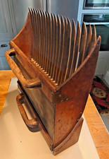 Very large vintage agricultural wood and metal berry scoop - very unusual