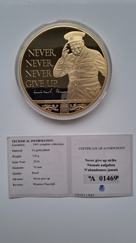 Winston churchill real gold - winston,