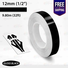 12mm PIN STRIPE Car Model Pinstriping Decals Adhesive TAPE Vinyl Stickers 1/2"