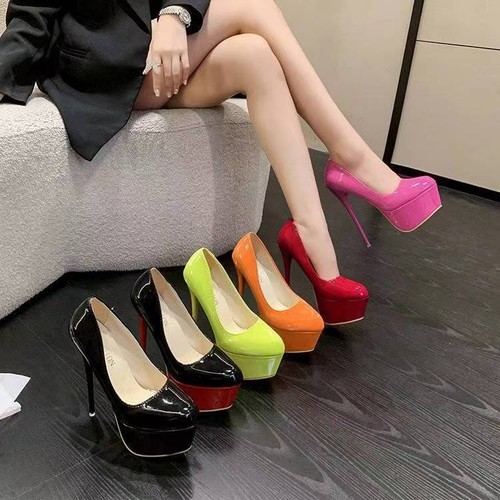 Woman super high heels