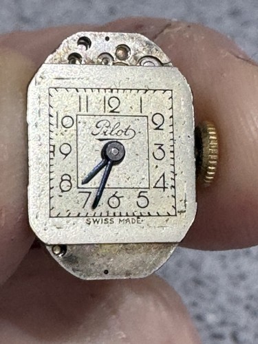 Vintage pilot watch mechanism - pilot,