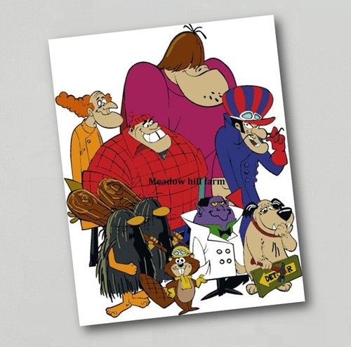 Sticker wacky races retro - sticker, tv