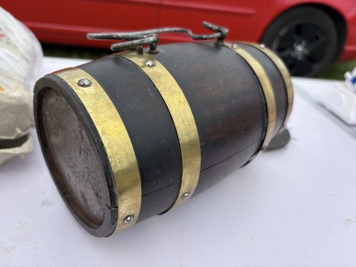 Antique keg barrel dark - antique, /