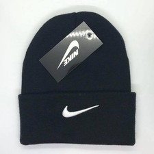 Nike Mens Black Beanie Hat