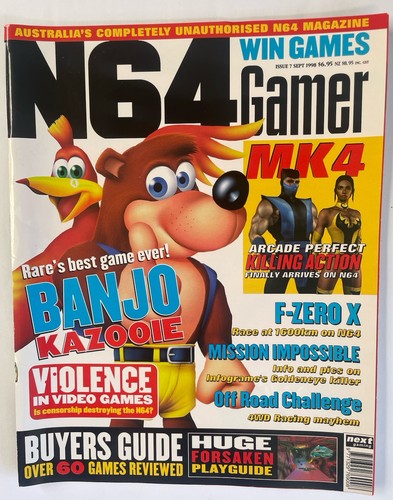 N64 gamer magazine issue - magazine, 7
