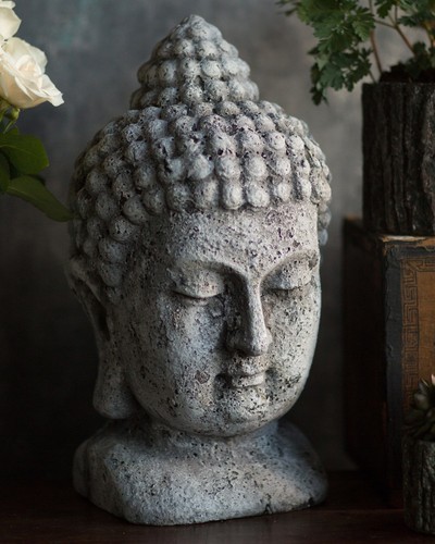 Large buddha head - large,