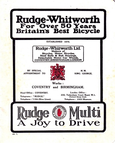 Rudge whitworth bicycles - rudge-whitworth,