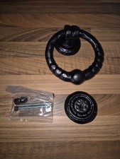  Black Iron Ornate Door