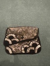 Vintage Sequin Evening Clutch Bag