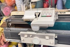 Knitting Machine Brother KH881 Ribber Attachment Carriage Lace Carriage &Cauge